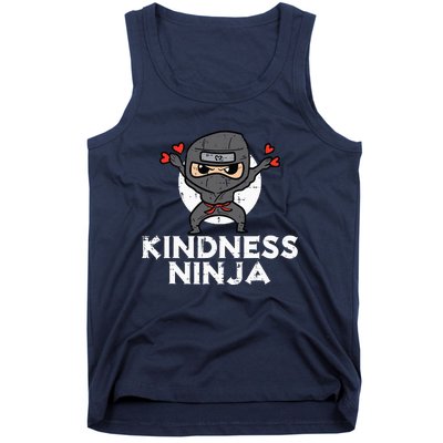 Kindness Ninja Funny Unity Day Orange Anti Bullying Tank Top