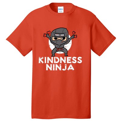 Kindness Ninja Funny Unity Day Orange Anti Bullying Tall T-Shirt