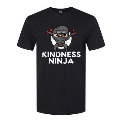 Kindness Ninja Funny Unity Day Orange Anti Bullying Softstyle CVC T-Shirt