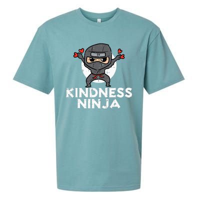 Kindness Ninja Funny Unity Day Orange Anti Bullying Sueded Cloud Jersey T-Shirt