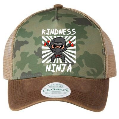 Kindness Ninja Funny Unity Day Orange Anti Bullying Legacy Tie Dye Trucker Hat
