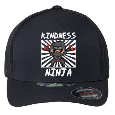 Kindness Ninja Funny Unity Day Orange Anti Bullying Flexfit Unipanel Trucker Cap