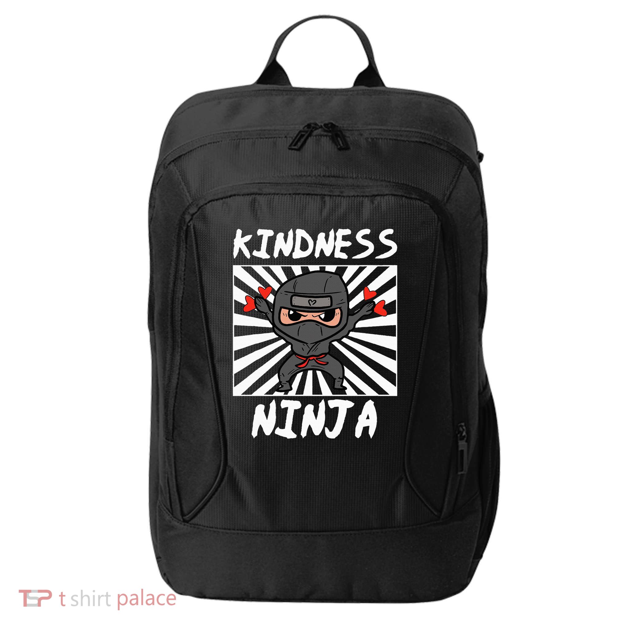 Kindness Ninja Funny Unity Day Orange Anti Bullying City Backpack