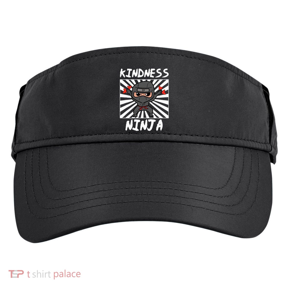 Kindness Ninja Funny Unity Day Orange Anti Bullying Adult Drive Performance Visor