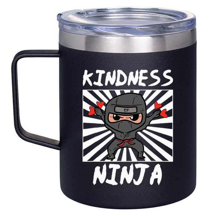 Kindness Ninja Funny Unity Day Orange Anti Bullying 12oz Stainless Steel Coffee Mug