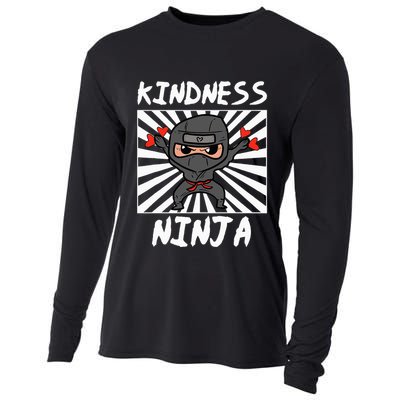 Kindness Ninja Funny Unity Day Orange Anti Bullying Cooling Performance Long Sleeve Crew