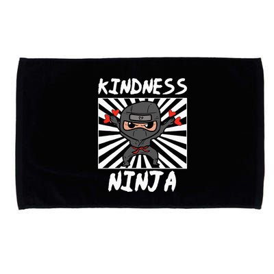 Kindness Ninja Funny Unity Day Orange Anti Bullying Microfiber Hand Towel