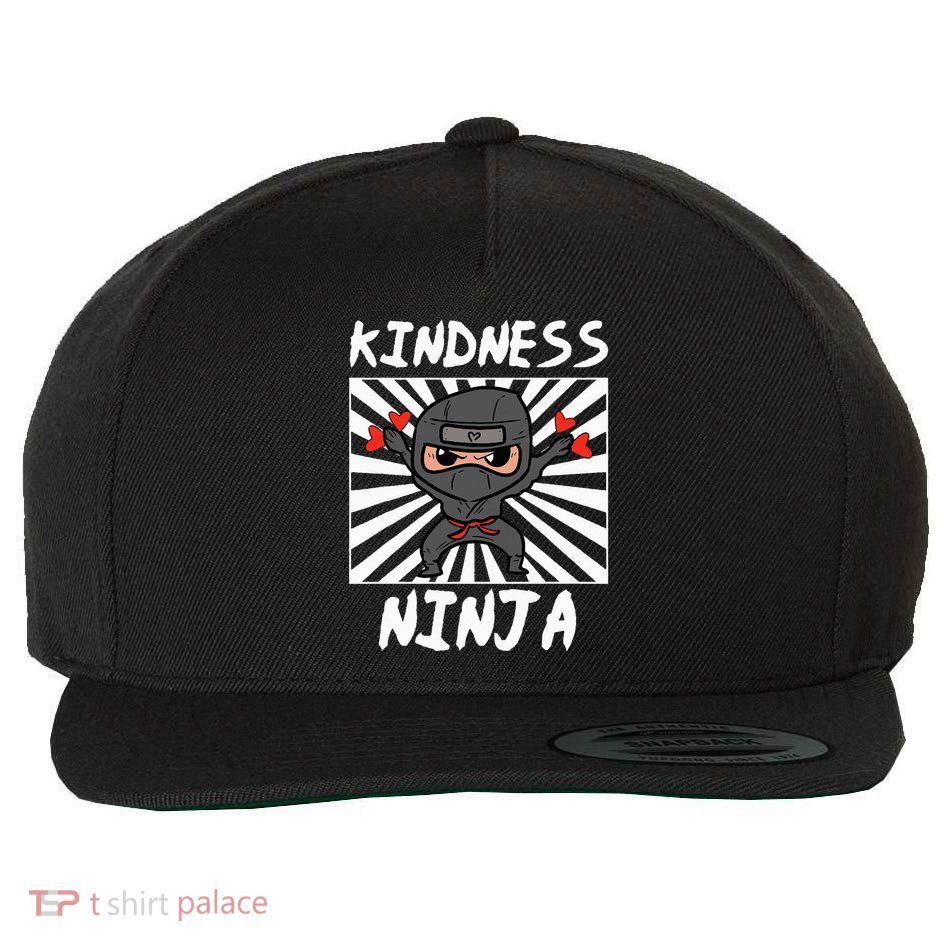 Kindness Ninja Funny Unity Day Orange Anti Bullying Wool Snapback Cap