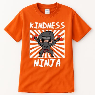 Kindness Ninja Funny Unity Day Orange Anti Bullying Tall T-Shirt