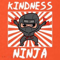 Kindness Ninja Funny Unity Day Orange Anti Bullying Button