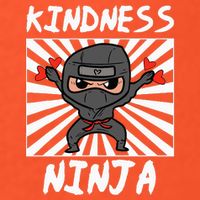Kindness Ninja Funny Unity Day Orange Anti Bullying Golf Towel