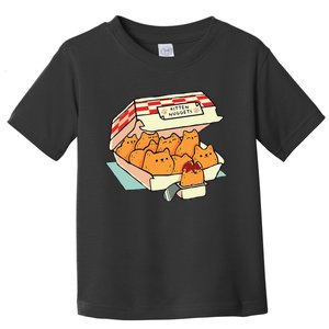 Kitten Nuggets Fast Food Cat funny foodie Toddler T-Shirt