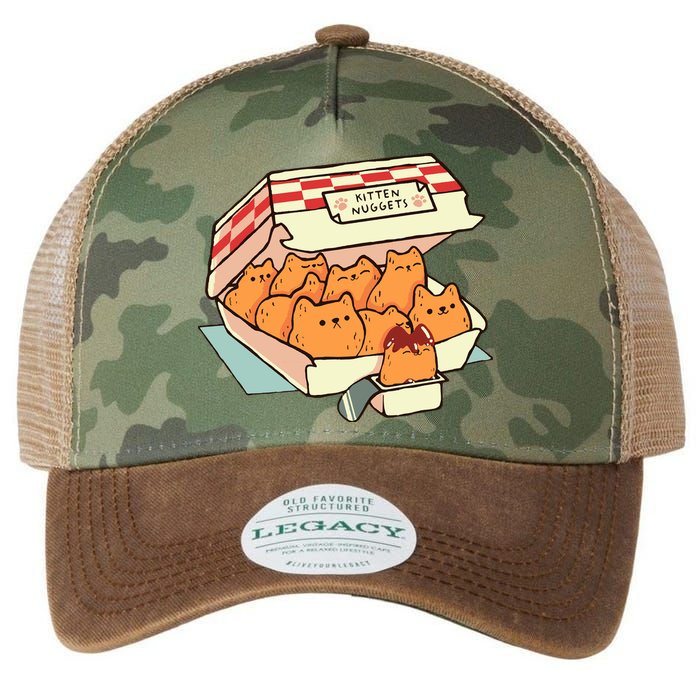 Kitten Nuggets Fast Food Cat By Tobe Fonseca Legacy Tie Dye Trucker Hat