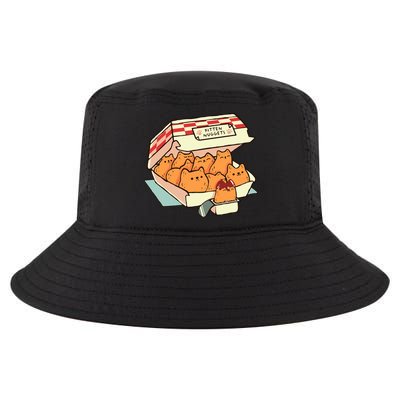 Kitten Nuggets Fast Food Cat By Tobe Fonseca Cool Comfort Performance Bucket Hat