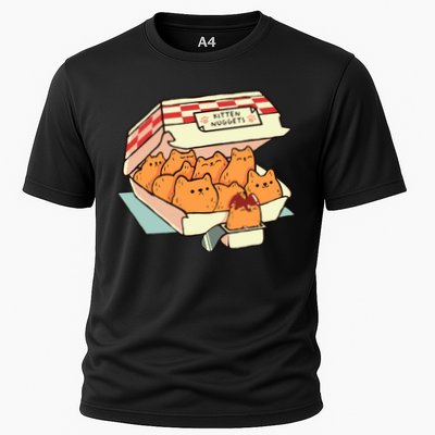 Kitten Nuggets Fast Food Cat By Tobe Fonseca Performance Shirt