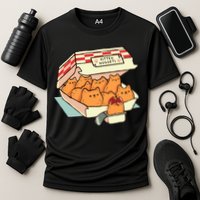 Kitten Nuggets Fast Food Cat By Tobe Fonseca Performance Shirt