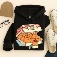 Kitten Nuggets Fast Food Cat By Tobe Fonseca Hoodie