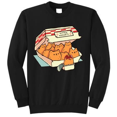 Kitten Nuggets Fast Food Cat By Tobe Fonseca Sweatshirt