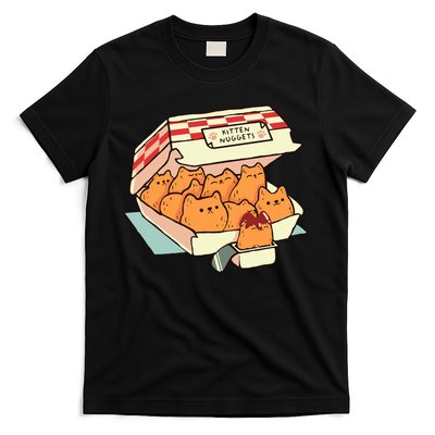 Kitten Nuggets Fast Food Cat By Tobe Fonseca T-Shirt