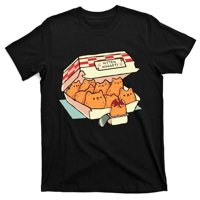 Kitten Nuggets Fast Food Cat By Tobe Fonseca T-Shirt