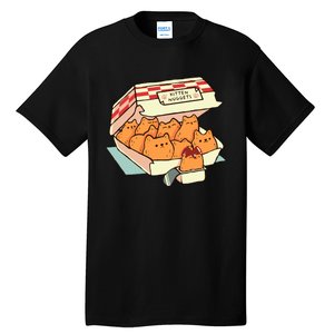 Kitten Nuggets Fast Food Cat By Tobe Fonseca Tall T-Shirt