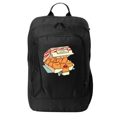 Kitten Nuggets Fast Food Cat By Tobe Fonseca City Backpack
