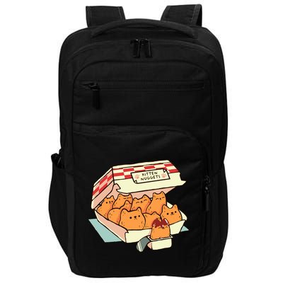 Kitten Nuggets Fast Food Cat By Tobe Fonseca Impact Tech Backpack