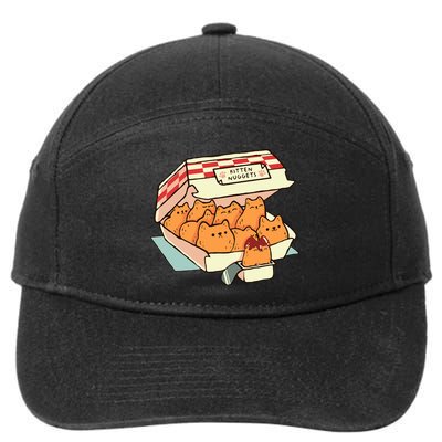 Kitten Nuggets Fast Food Cat By Tobe Fonseca 7-Panel Snapback Hat