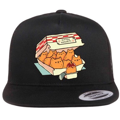 Kitten Nuggets Fast Food Cat By Tobe Fonseca Flatbill Hat