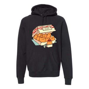 Kitten Nuggets Fast Food Cat By Tobe Fonseca Premium Hoodie