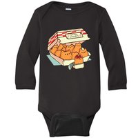 Kitten Nuggets Fast Food Cat By Tobe Fonseca Baby Long Sleeve Bodysuit