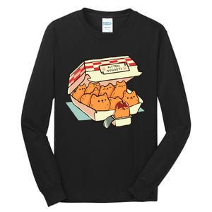 Kitten Nuggets Fast Food Cat By Tobe Fonseca Tall Long Sleeve T-Shirt