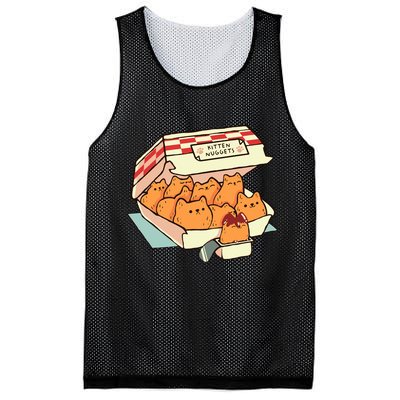 Kitten Nuggets Fast Food Cat By Tobe Fonseca Mesh Reversible Basketball Jersey Tank