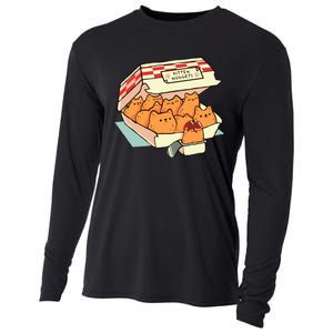 Kitten Nuggets Fast Food Cat By Tobe Fonseca Cooling Performance Long Sleeve Crew