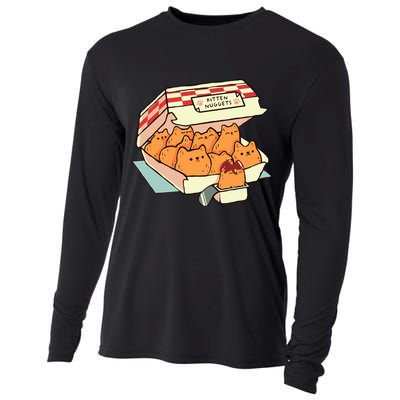 Kitten Nuggets Fast Food Cat By Tobe Fonseca Cooling Performance Long Sleeve Crew