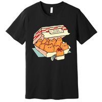 Kitten Nuggets Fast Food Cat By Tobe Fonseca Premium T-Shirt