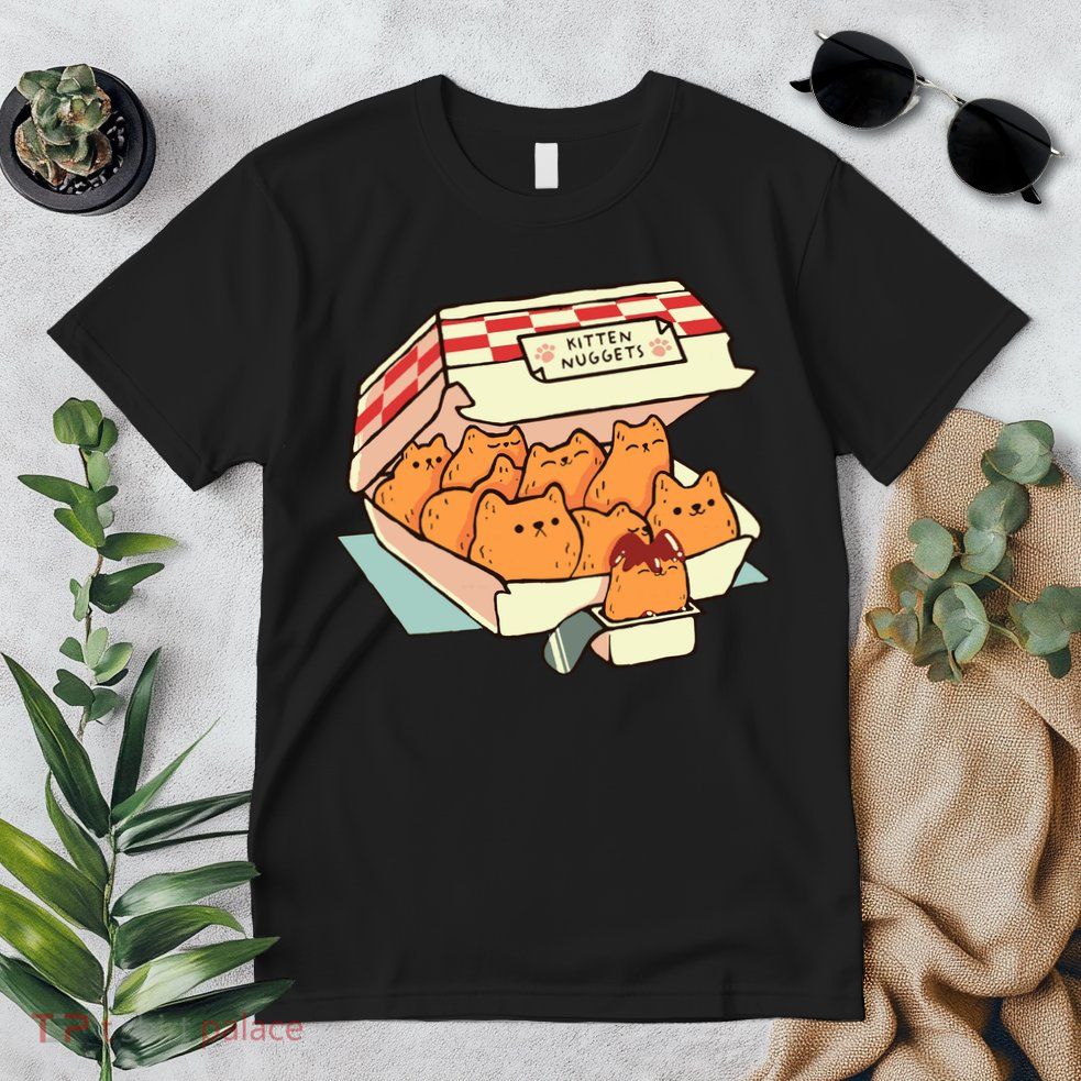 Kitten Nuggets Fast Food Cat By Tobe Fonseca Premium T-Shirt