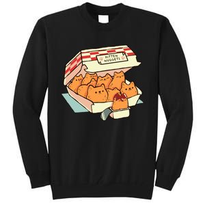 Kitten Nuggets Fast Food Cat By Tobe Fonseca Tall Sweatshirt