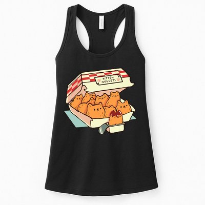 Kitten Nuggets Fast Food Cat By Tobe Fonseca Womens Tank Top