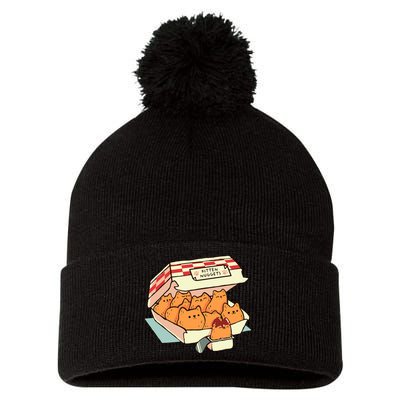 Kitten Nuggets Fast Food Cat By Tobe Fonseca Pom Pom 12in Knit Beanie