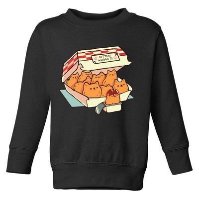 Kitten Nuggets Fast Food Cat By Tobe Fonseca Toddler Sweatshirt