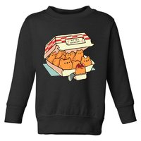 Kitten Nuggets Fast Food Cat By Tobe Fonseca Toddler Sweatshirt