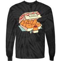 Kitten Nuggets Fast Food Cat By Tobe Fonseca Tie-Dye Long Sleeve Shirt