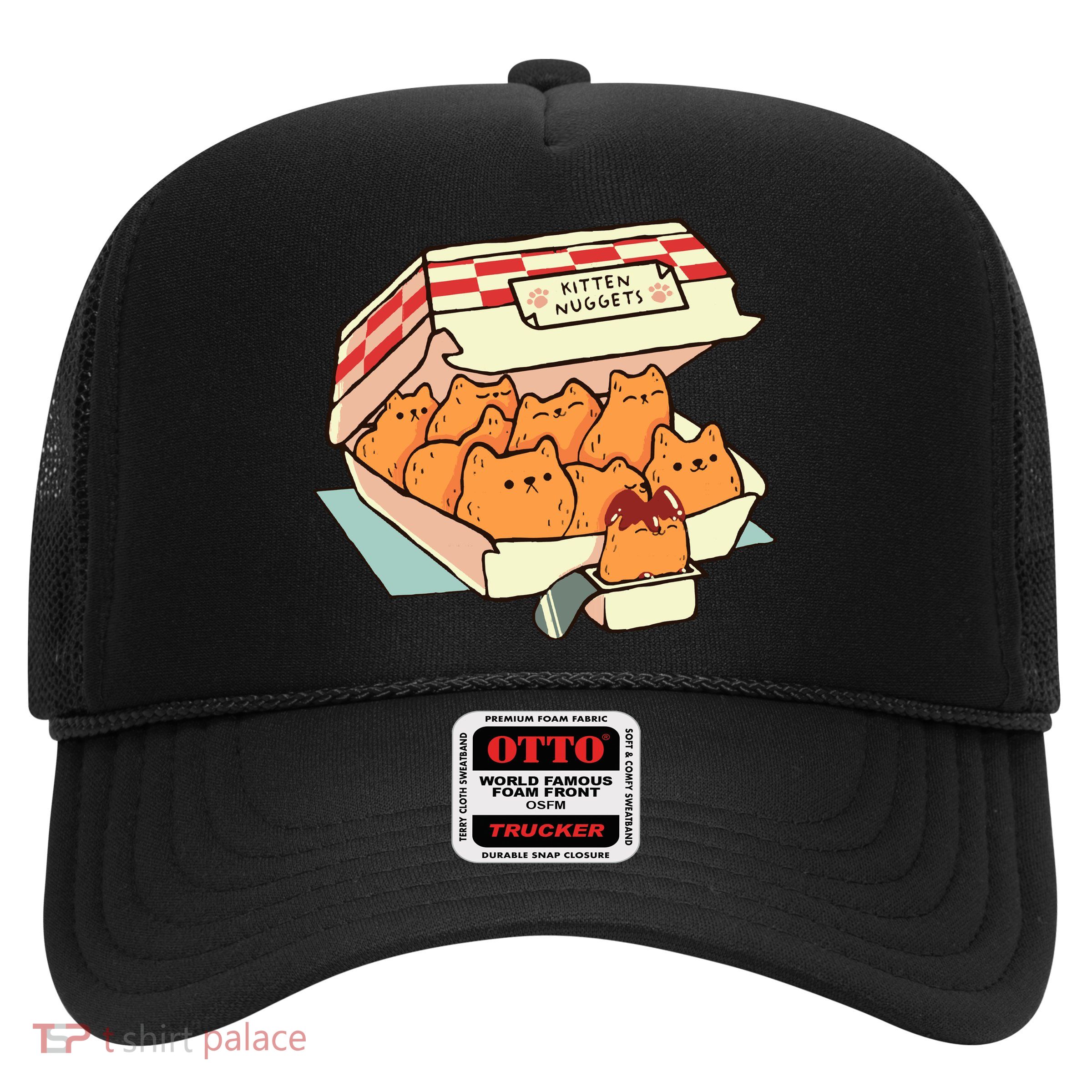 Kitten Nuggets Fast Food Cat By Tobe Fonseca Trucker Hat