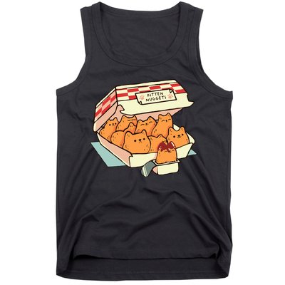 Kitten Nuggets Fast Food Cat By Tobe Fonseca Tank Top