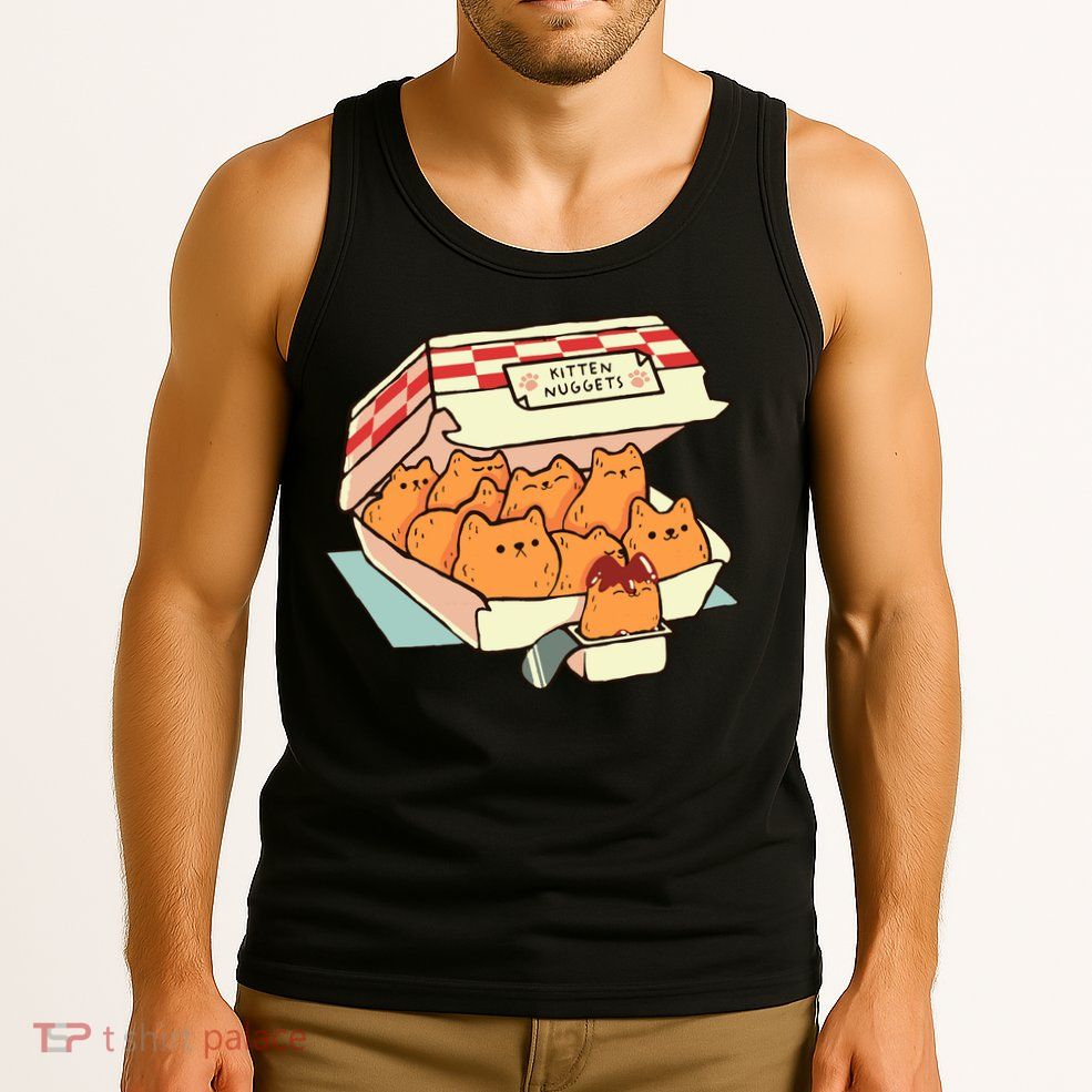 Kitten Nuggets Fast Food Cat By Tobe Fonseca Tank Top