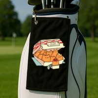 Kitten Nuggets Fast Food Cat By Tobe Fonseca Golf Towel