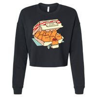 Kitten Nuggets Fast Food Cat By Tobe Fonseca Cropped Pullover Crew