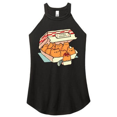 Kitten Nuggets Fast Food Cat By Tobe Fonseca Women's Perfect Tri Rocker Tank