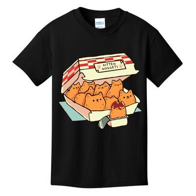 Kitten Nuggets Fast Food Cat By Tobe Fonseca Kids T-Shirt